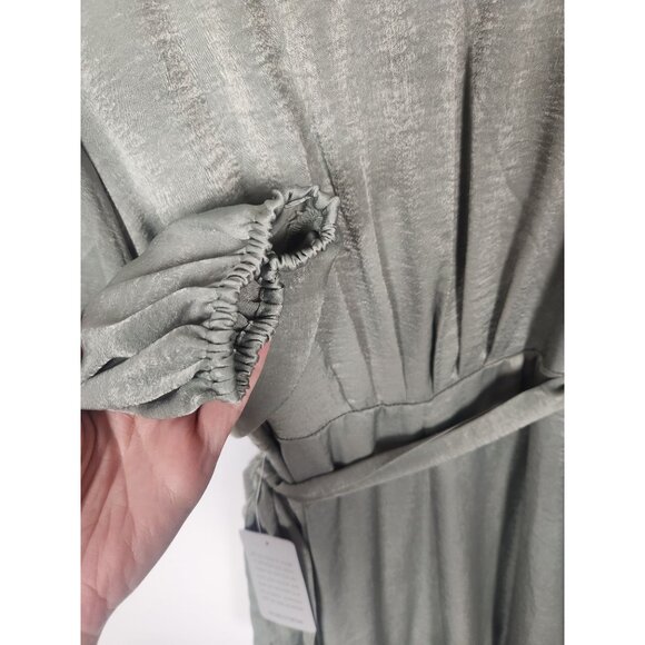 Gal Meets Glam Women's Sz. 10 Jennifer Wrap Dress Green NWT - Picture 8 of 8